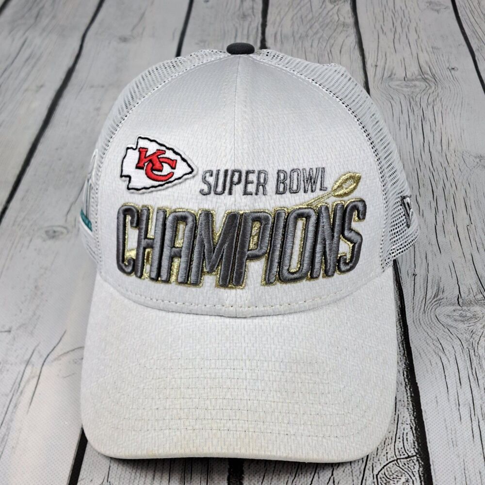 Kansas City Chiefs Hat New Era 9Forty Snapback Trucker Super Bowl Champions LIIV